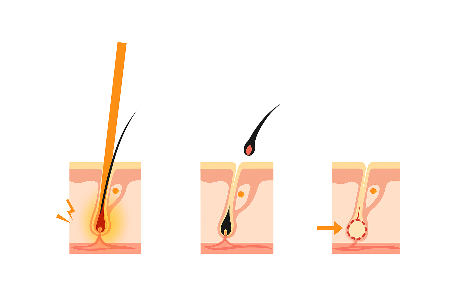 Avant/Après épilation femme